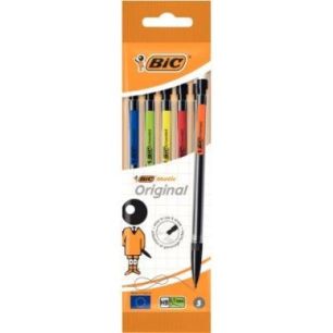 Achetez Blister de 5 portemines Matic classique 0,7mm assortis 875586 BIC pas cher sur Ma Rentrée S..