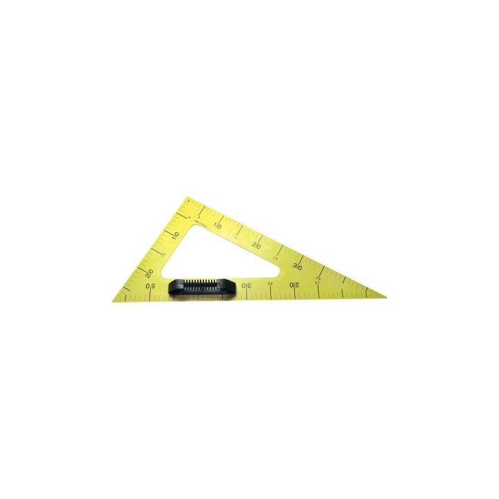 Equerre 50 cm en plastique jaune pour tableau 010820.000