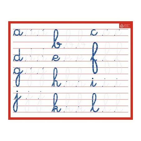 Achetez Ardoise effaçable à sec minuscules/cursives PAPARDOISEMINCURS pas cher sur Ma Rentrée S..