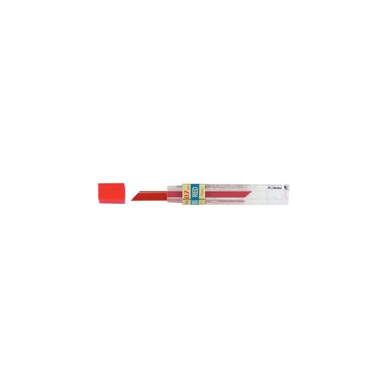 Achetez Etui de 12 mines 0,7 mm rouge PPR-7 PENTEL pas cher sur Ma Rentrée Scolaire