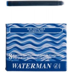 Achetez Etui de 8 cartouches standard encre bleue S0110860 WATERMAN pas cher sur Ma Rentrée Scolair..
