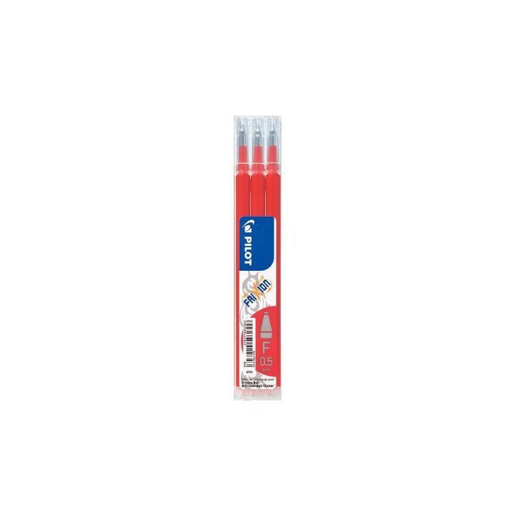 Etui de 3 recharges pour stylo Frixion pointe fine rouge 4902505422843 FRIXION PILOT