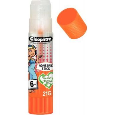 Achetez Bâton de colle 21grammes transparent  recycléo BA21AD CLEOPATRE pas cher sur Ma Rentrée S..