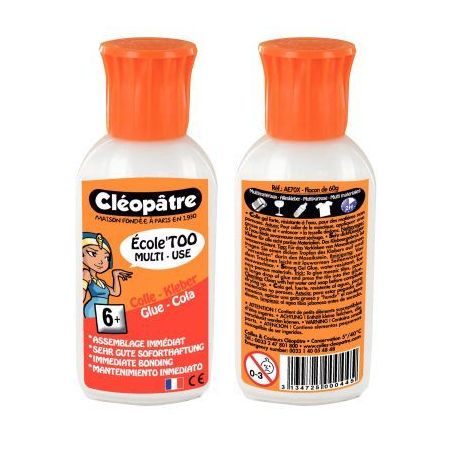 Achetez Flacon 60 g colle Ecole'too AE-70X CLEOPATRE pas cher sur Ma Rentrée Scolaire