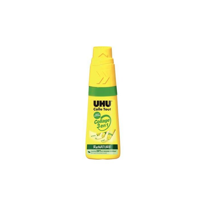 Flacon de colle 35g 3en1 Uhu Renature 40225 UHU