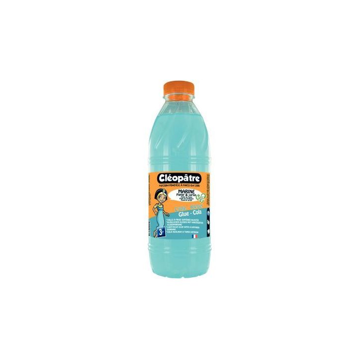 Flacon 1litre de colle bleutée marine CMC1L CLEOPATRE