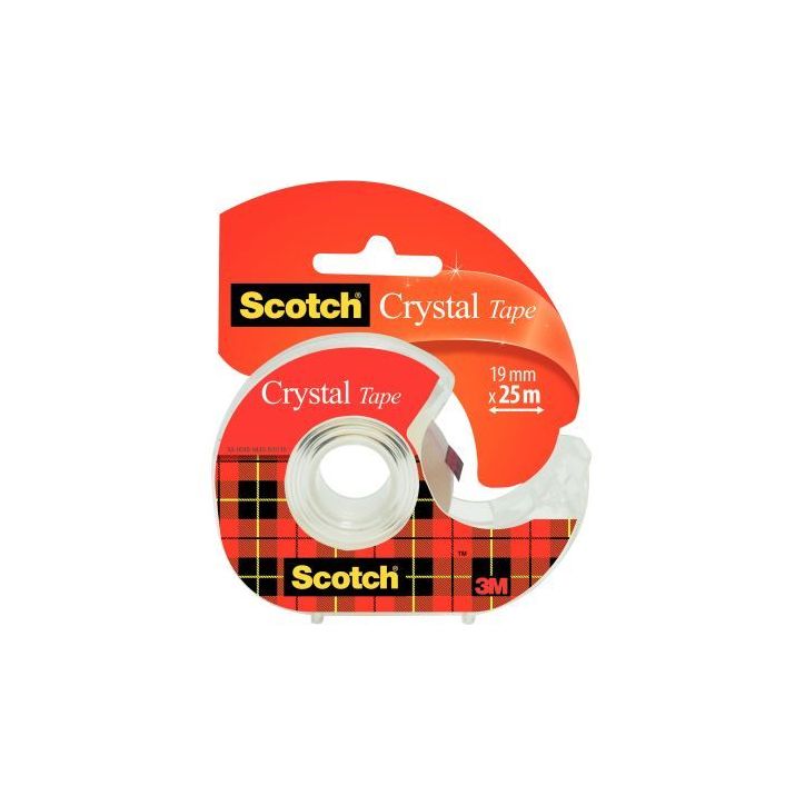 Rouleau adhésif Scotch® Crystal + 1 dévidoir offert L2479 3M