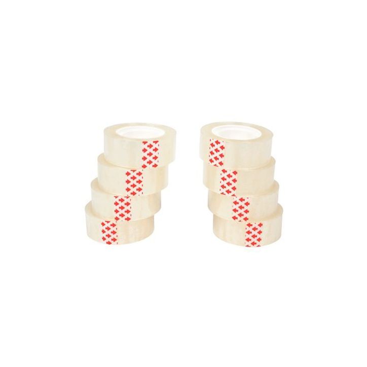 Lot de 8 rouleaux d'adhésif transparent 19x33 FAD100311/LOT8 WONDAY