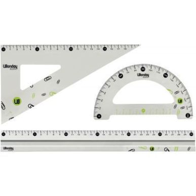 Achetez Set de 3 articles de traçage en aluminium FTT030072 WONDAY JPC pas cher sur Ma Rentrée Sco..