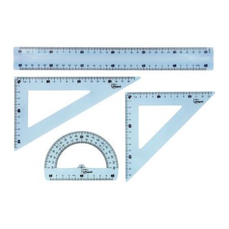 Achetez Set de 4 articles traçage incassable 981710 MAPED pas cher sur Ma Rentrée Scolaire