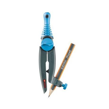 Achetez Compas à  bague stop and safe en plastique 192600 MAPED pas cher sur Ma Rentrée Scolaire