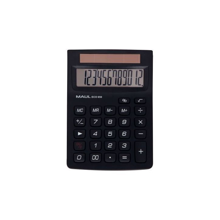 Calculatrice de bureau MAUL 12chiffres green 650 7268690