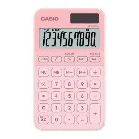 Achetez Machine à calculer de poche Casio 10 chiffres SL-310YC rose SL-310YC-LP CASIO pas cher sur ..
