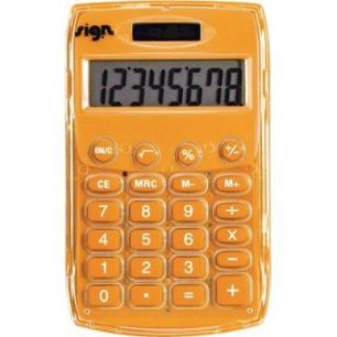 Achetez Calculatrice de Poche 8 chiffres SIGN Orange SG17762OG pas cher sur Ma Rentrée Scolaire