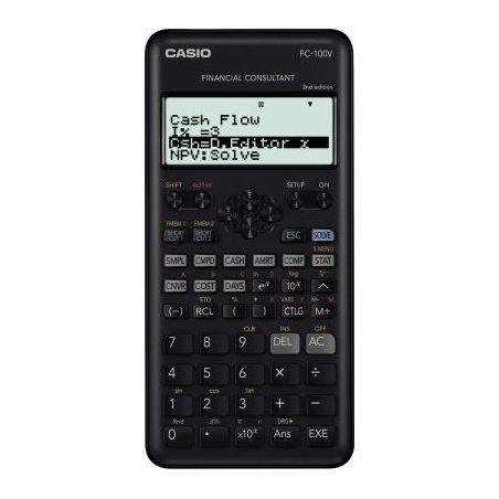 Achetez Machine à calculer financière CASIO FC-100V FC-100V-2-W-ET CASIO pas cher sur Ma Rentrée ..