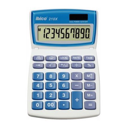 Achetez Machine à calculer professionnelle de bureau Ibico 210X IB410154 IBICO ACCO pas cher sur Ma..