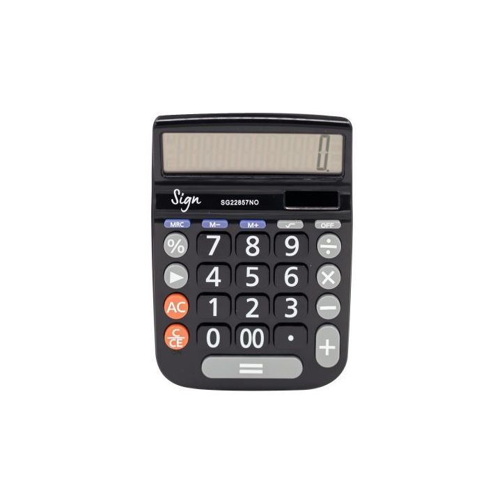 Machine à calculer de bureau Sign 12 chiffres 22857NO 22857NO SIGN