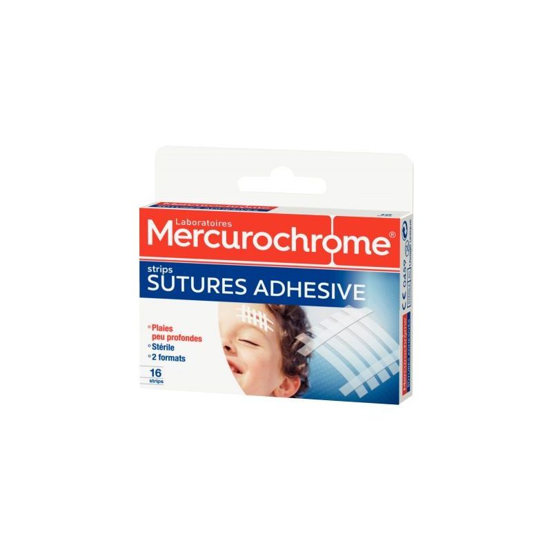 Achetez Boite de 16 pansements suture adhésif 50155 MERCUROCHROME pas cher sur Ma Rentrée Scolaire