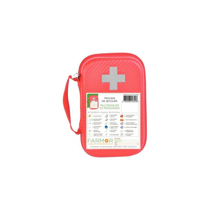 Achetez Trousse de 1er secours universel TRO 3250 FLR FARMOR pas cher sur Ma Rentrée Scolaire