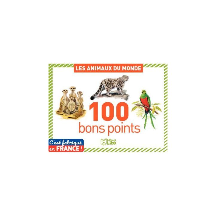 Boite de 100 images animaux du monde 03106 EDITIONS LITO
