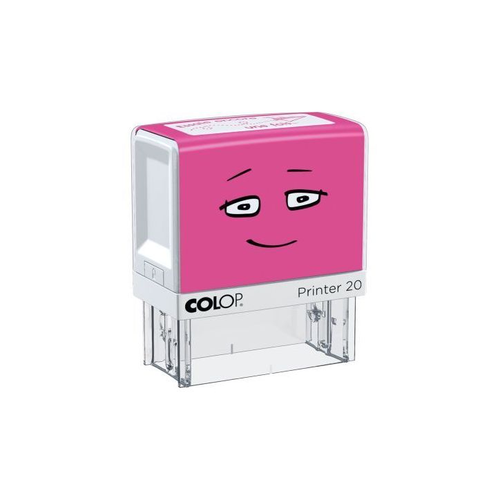 Tampon "Essaie encore une fois" rose 157369 COLOP