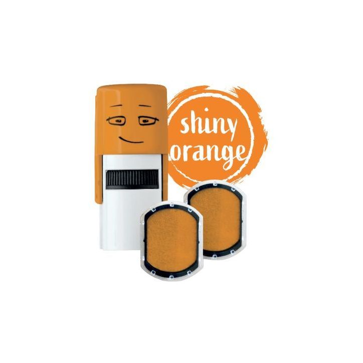 Blister de 2 cassettes d'encrage orange 164860 COLOP