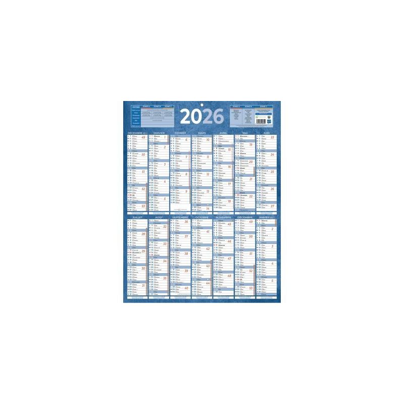 Achetez Calendrier annuel 14 mois 55x43cm bleu PAP229B BOUCHUT GRANDREMY pas cher sur Ma Rentrée Sc.. Achetez Calendrier annuel 14 mois 55x43cm bleu PAP229B BOUCHUT GRANDREMY pas cher sur Ma Rentrée Sc..