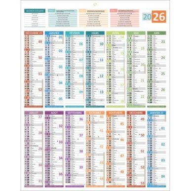 Achetez Calendrier 14mois Carte de France 55x43cm PAPCARTEFRANCE BOUCHUT GRANDREMY pas cher sur Ma R..