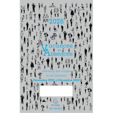 Achetez Planning vacances & absences décembre à décembre 2024/2025 29500E EXACOMPTA pas cher sur ..