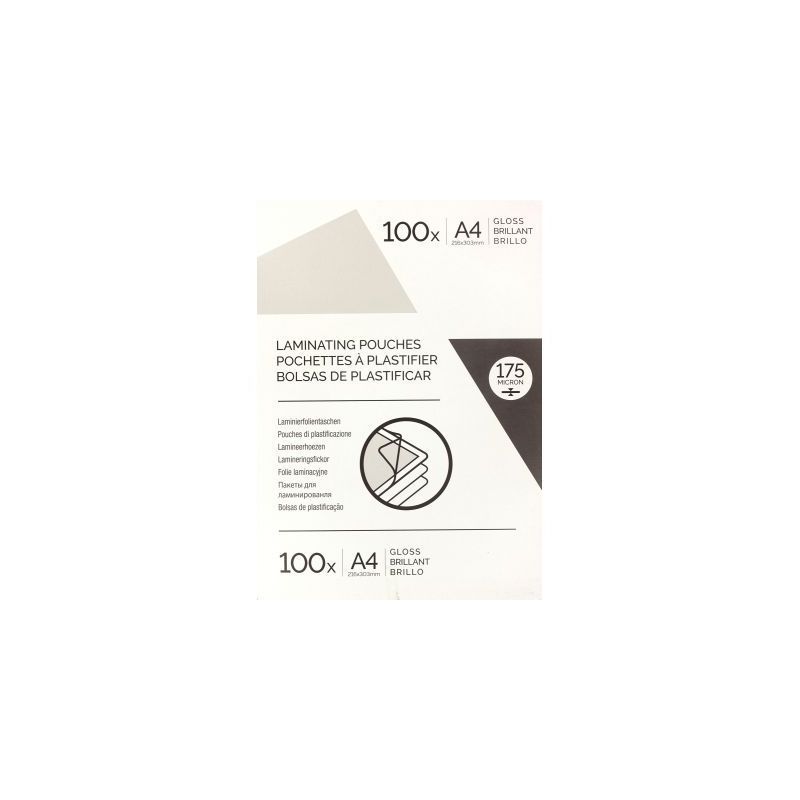 Achetez Boite de 100 pochettes à plastifier format 216x303mm pour document A4 ép 175µ 6910701 BUD.. Achetez Boite de 100 pochettes à plastifier format 216x303mm pour document A4 ép 175µ 6910701 BUD..