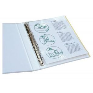 Achetez FELLOWES Pack de 100 pochettes pré perforées brillantes A4 80 microns 5452502 pas cher sur..