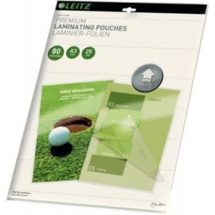 Achetez Paquet de 25 pochettes pour plastification à chaud Leitz Ilam UDT A3 80µ 74860000 LEITZ pa..