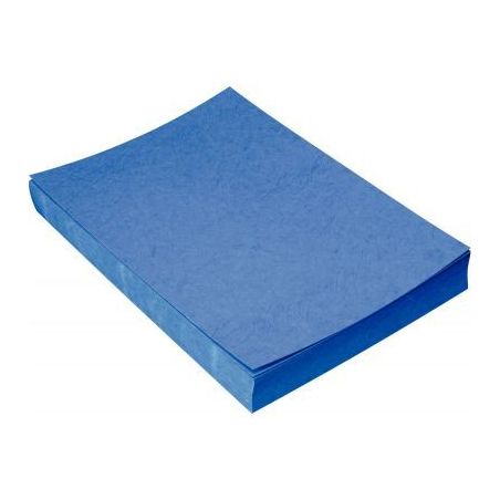 Achetez Paquet de 100 couvertures grain cuir brillant bleu 8005253 pas cher sur Ma Rentrée Scolaire