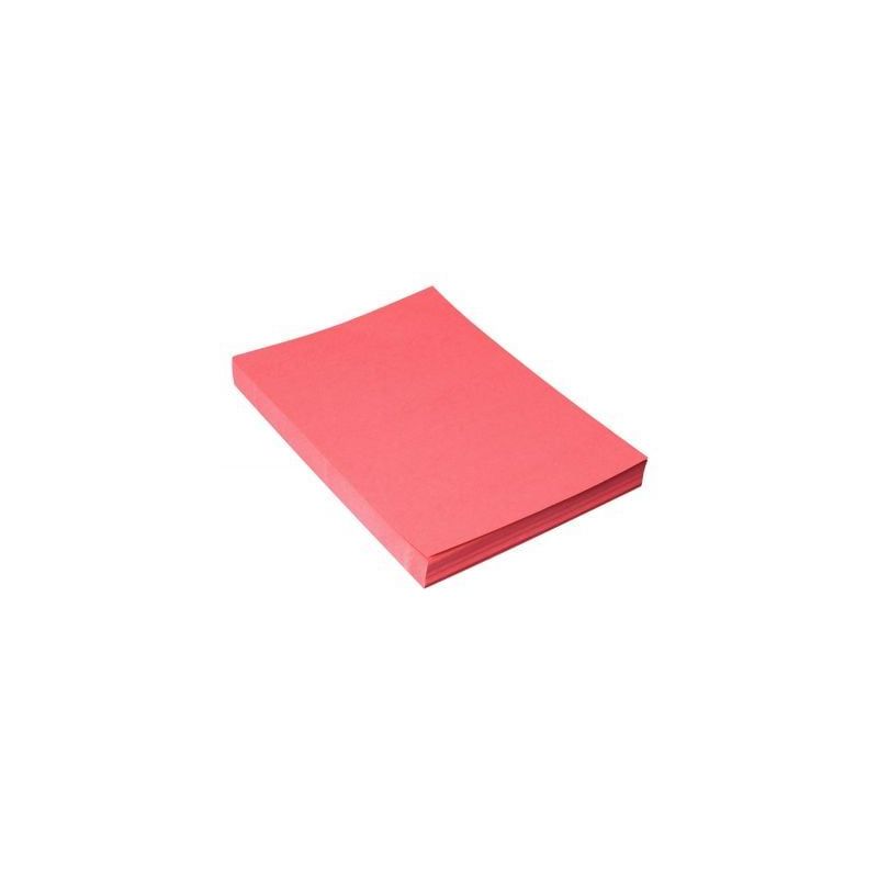 Achetez Boîte de 100 plats de couverture grain cuir A4 250gr Rouge  pas cher sur Ma Rentrée Scolai..