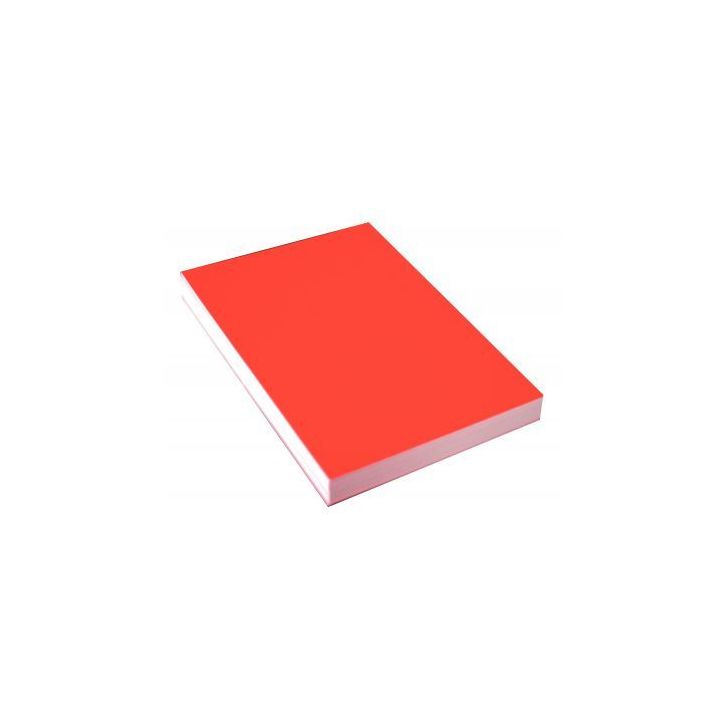 Paquet de 100 couvertures Bristol glacées 250gr rouge 8011087