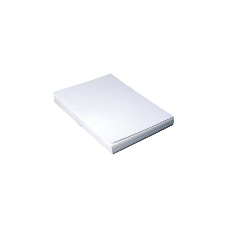 Boîte de 100 plats de couverture grain cuir A4 250gr Blanc