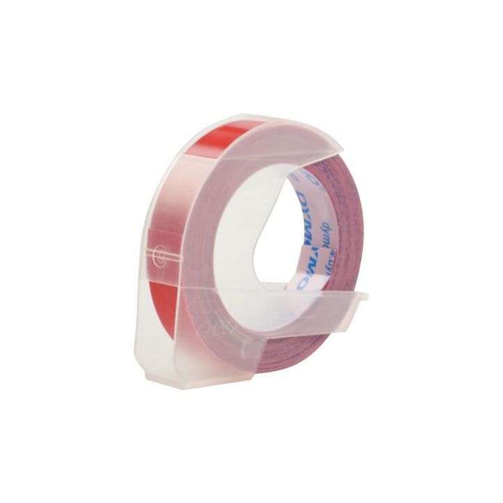 Ruban à étiqueter 3 mx9 mm rouge 520102 DYMO