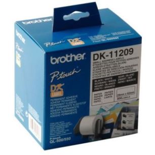 Achetez Rouleau de 800 étiquettes autocollantes blanches prédécoupées d'adressage 29 x 62 mm DK1..