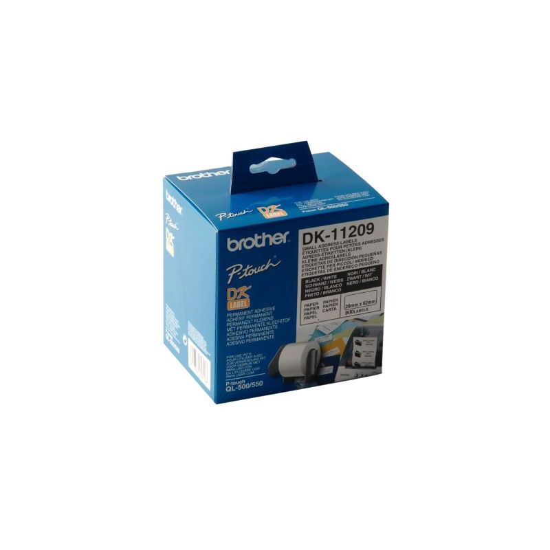 Achetez Rouleau de 800 étiquettes autocollantes blanches prédécoupées d'adressage 29 x 62 mm DK1..