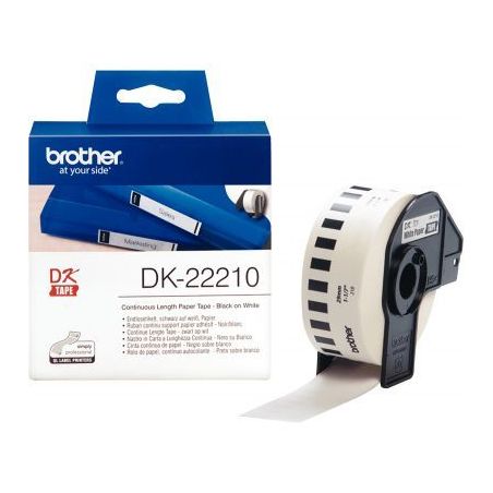 Achetez Recharge Brother DK-22210 29 mm noir sur blanc BRSPRDK22210 BROTHER pas cher sur Ma Rentrée..