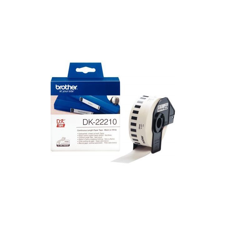 Recharge Brother DK-22210 29 mm noir sur blanc BRSPRDK22210 BROTHER