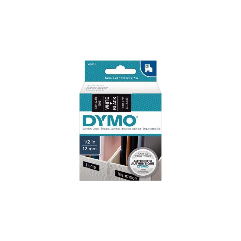 Achetez Recharge DYMO D1 12 mm x 7 m blanc sur noir S0720610 DYMO pas cher sur Ma Rentrée Scolaire Achetez Recharge DYMO D1 12 mm x 7 m blanc sur noir S0720610 DYMO pas cher sur Ma Rentrée Scolaire