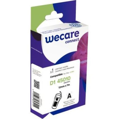 Achetez Ruban D1 noir sur transparent 12 mm x 7 m compatible K80028W4 WECARE ARMOR pas cher sur Ma R..