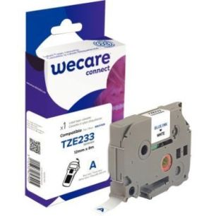 Achetez Ruban TZE 233 bleu sur blanc 12 mm x 8 m compatible K80063W4 pas cher sur Ma Rentrée Scolai..