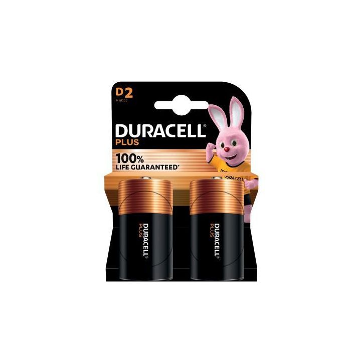 Blister 2 piles 1,5V Plus D / LR20 5000394141988 DURACELL