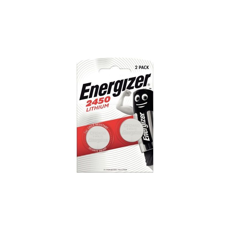 Achetez Blister 2 piles lithium 3V CR2450 7638900381795 ENERGIZER pas cher sur Ma Rentrée Scolaire