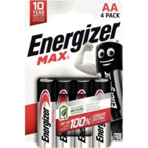 Achetez Blister de 4 piles 1.5V Max AA 7638900437645 ENERGIZER pas cher sur Ma Rentrée Scolaire