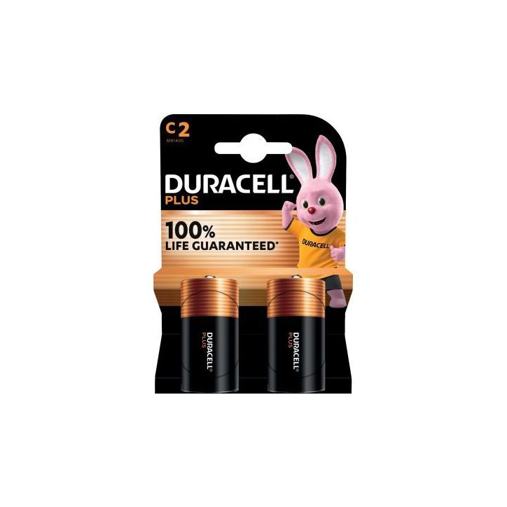 Blister 2 piles 1,5V Plus C / LR14 5000394141827 DURACELL