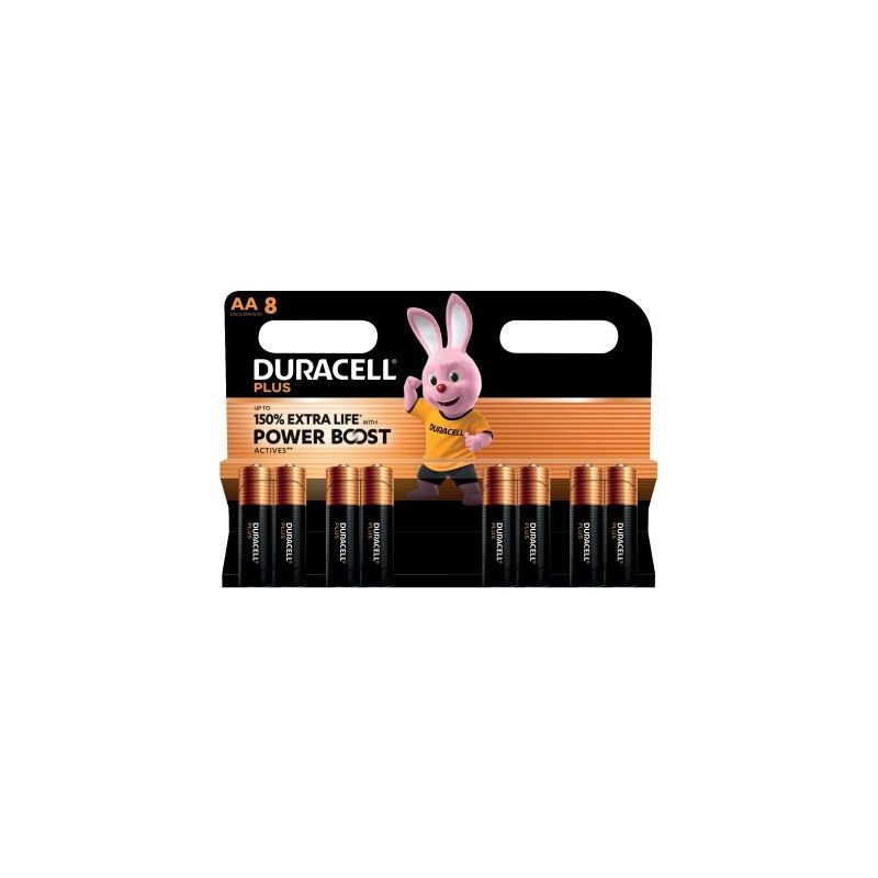 Achetez Blister 8 piles 1.5V PLUS POWERBOOST AA / LR06 / MN1500 5000394176140 DURACELL pas cher sur ..