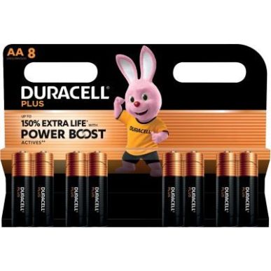 Achetez Blister 8 piles 1.5V PLUS POWERBOOST AA / LR06 / MN1500 5000394176140 DURACELL pas cher sur ..
